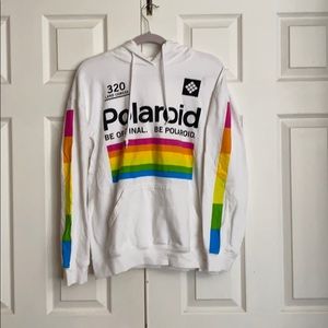 Rainbow Polaroid oversized sweatshirt